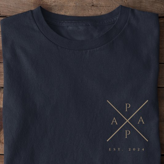 Papa Cross  - Datum personalisierbar, Premium Shirt